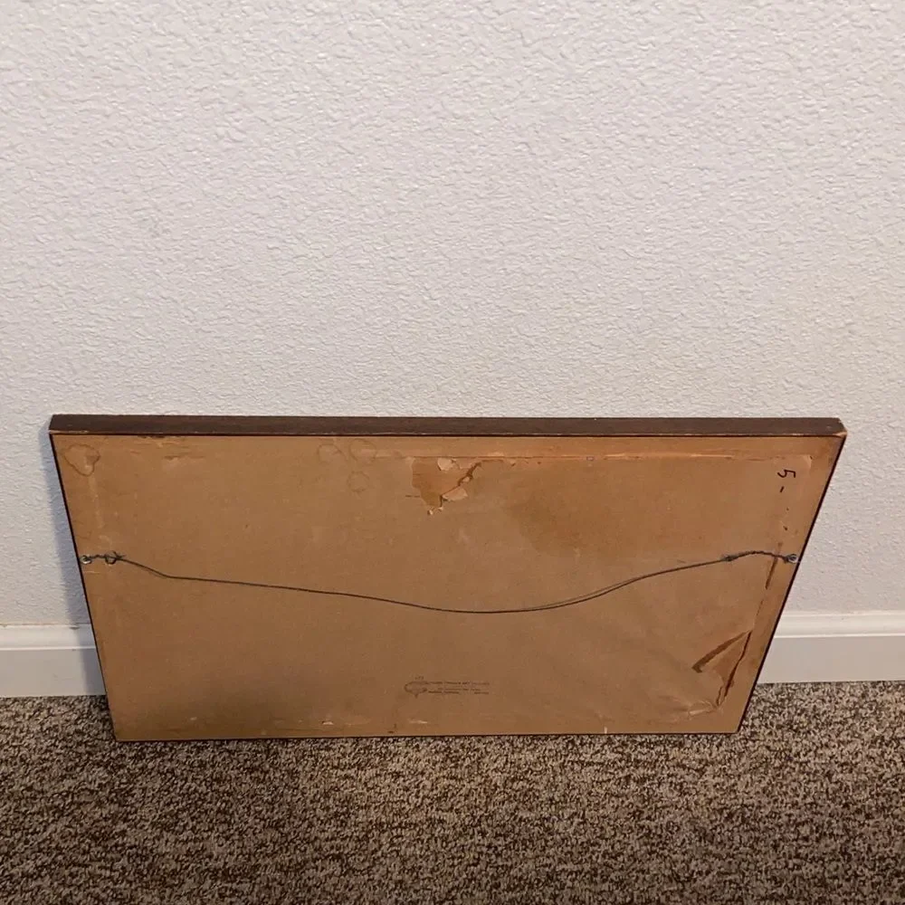 Classic Brown Wooden Picture Frame
